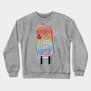 Sunshine and Summer Adventures Rainbow Popsicle ©GraphicLoveShop Crewneck Sweatshirt